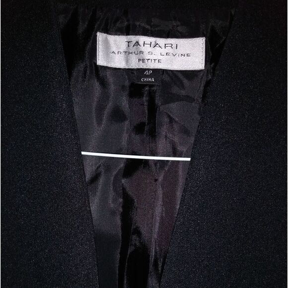 Tahari Arthur S. Levine Petite Blazer with Gold Accents - Picture 15 of 15